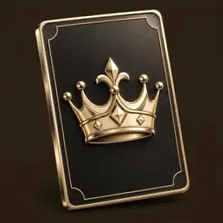 Crowned casino card — Shambala